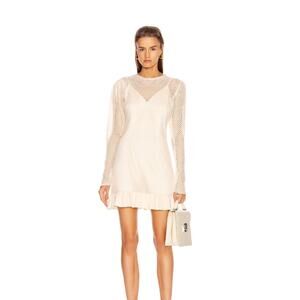 NEW Atoir Size 4 Star is Born Mini Beach Pool Summer Vacay Knit Cotton Tan Dress